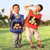 Ipetboom Dodgeball Target Game Set for Kids: 10 Soft Fleece Tag Balls with 2 Sticky Vests, 2-Player Game for Adult Indoor and Outside Play and Sports Activities Toys view 4