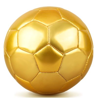 Golden Mini Soccer Ball Size 2 Toddler Soccer Ball Small Soccer Ball Kids Soccer Ball Age 3-8 Indoor Soccer Ball Training Soccer Ball for Soccer Trophy Boys Girls Gift Outdoor Grass Game Sport Yard