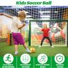 Golden Mini Soccer Ball Size 2 Toddler Soccer Ball Small Soccer Ball Kids Soccer Ball Age 3-8 Indoor Soccer Ball Training Soccer Ball for Soccer Trophy Boys Girls Gift Outdoor Grass Game Sport Yard view 3