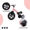 banana bike Kids Tricycles Age 2-4 - Removable Pedals and Adjustable Seat - 3 Wheel Balance Bike - 11 Inches Front Wheel - Developmental Ride for Boys and Girls - Kids Trike - Pink view 4