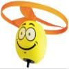 Paul Gnther 1638 Flying Spinning Top Spin Ball with Smiley Motif, Includes Starter, for Children from 4 Years, Flies High and Spinning After Landing, Rotor Approx. Diameter 12.5 cm view 1