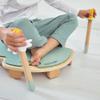 Janod - Sweet Cocoon Rolling Sheet - FSC Wooden Skateboard - Develops the Sense of Balance - Skill Game for Children from 4 Years, Green view 4