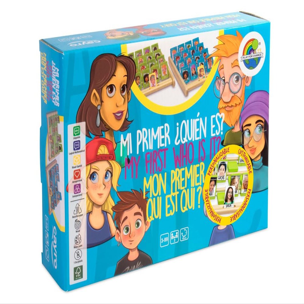 Cayro - My First Who is It? - Discover Who's Who -Board Game for Kids - 2 Players - 3-99 Years Old