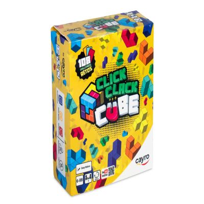 Cayro Click Clack Cube - Place the Pieces Correctly to Master the Challenges - Skill Game - Structures - 1 Player
