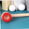 Abaodam Wooden Ball Blower Toy for Kids and Adults 3Pcs Wood Balancing Floating Balls with Blow Pipes Develop Motor Skills and Hand-Eye Coordination Family Outdoor Game view 3