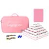 AzulHome Pink Mahjong Game Set, 144 Large 42mm(1.7") Melamine Tiles with 4 Dices 80 Poker Chips, Complete Traditional Mahjong Tiles Set, Large, Majiang, (Tiles Only) view 1