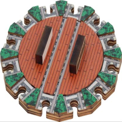 Wooden Train Track - Turntable - Made in USA