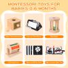 Starrykids Montessori Toys for Babies 0-6 Months, 6 in 1 Learning Educational Set for Newborn, Toddlers Gifts Includes Spinning Drum, Object Permanence Box, Baby Roller Tummy Time Mirror and More view 2
