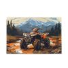 NFMILI ATV Offroading Jigsaw Puzzles 1000 Pieces Wooden for Adults Teen Kids Families DIY Leisure Game 29.5  19.7 in view 1