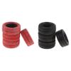 4PCS RC Car Rubber Tire Tyre for 1/10 RC Model HSP 94123 Car Modification Accessories (Color : A) view 2