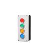 Fangyid Control Box with Light Button Switch 24V/220V with Emergency Stop Button self Reset Industrial Switch Waterproof Box (Color : 4 Mushroomrgy, Size : 24V) view 1