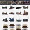 12 PCS Train Honeycomb Centerpieces for Table Decor, Retro Train Table Decorations Table Toppers for Train Party Decorations Train Birthday Party Supplies view 2
