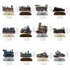 12 PCS Train Honeycomb Centerpieces for Table Decor, Retro Train Table Decorations Table Toppers for Train Party Decorations Train Birthday Party Supplies view 3