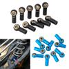10pcs/Set Aluminum M3 Link Rod End Ball Joint CCW for 1/10 RC Car Crawler for SCX10 D90 Modification Accessories (Color : 5) view 3