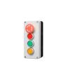 Fangyid Control Box with Light Button Switch 24V/220V with Emergency Stop Button self Reset Industrial Switch Waterproof Box (Color : 4 R Rotatergy, Size : 24V) view 1