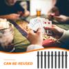 Alasum Metal Cribbage Pegs 100Pcs Cribbage Board Pegs Cribbage Accessories for Family and Friend Cribbage Traditional Board Game Black, 2.59X0.46X0.46CM view 3