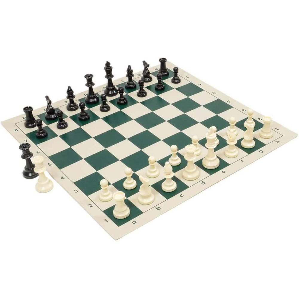2 in 1 Board Quality Handmade Wooden Pieces A Chess and Checkers Sets with Board Perfect for Kids of All Ages