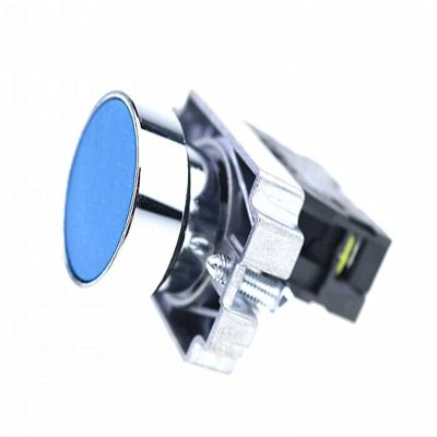 WARTHY 5pcs/Lot XB2-BA61 Blue Self-Reset Momentary Flush Pushbutton 1 N/O Flat Push Button Switch Replace