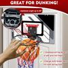 AGNEVE Basketball Hoop Indoor, Mini Basketball Hoop for Kids Over The Door Basketball Hoop with Electronic Scoreboard and 3 Balls 4pcs Team Practice Vests view 3
