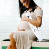 Abaodam 1set Dad Badge Pin Mommy Sash Shower Decoration Accessories for Expecting Parents Chic Design Lightweight Comfortable Kit for Celebrating view 3