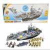 Aircraft Carrier Toy with Warplanes Fighter Jets Launching Planes Catapult Aircraft Helicopters Tanks Trucks Army Men Soliders view 1