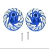 GPM Upgrades Aluminum 7075 +3Mm Front/Rear Hex With Brake Disk With Silver Lining for 1/7 Unlimited Desert Racer-85076-4 (blue) view 1