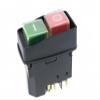 WARTHY Electromagnetic Switch 5 Pin On Off red/Green Push Button Emergency Stop Ignition Switch 12A 230V view 1
