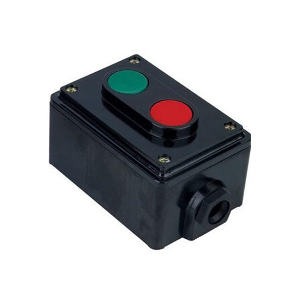 WARTHY Button Switch Box Power Switch Button Switch self Reset Button Box 2 Button Switch LA4-2H