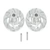 GPM Upgrades Aluminum 7075 +3Mm Front/Rear Hex With Brake Disk With Silver Lining for 1/7 Unlimited Desert Racer-85076-4 (silver) view 1