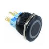 WARTHY 19mm Alumina Metal Button Switch Ring Diaphragm LED Latching Self-Reset Momentary 1NO 1NC (Color : White Self Locking, Size : 12V) view 4