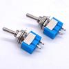 NIXCON 10PCS 2 Pin SPST Touch ON/Off 6A 125V 2 Position Mini Miniature Toggle Switc view 2