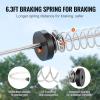 VEVOR Zip line Kits for Backyard100ft Zip line Kit for Kids and Adult Up to 330 lb, Included Swing Seat, Ziplines Brake, and Steel Trolley, Outdoor Playground Equipment view 4