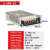 NIXCON Switching Power Supply Light Transformer 100W AC 110V 220V to DC 12V/8.5A 24V/4.5A Power Supply Source Adapter S-100-12 S-100-24 (Color : S-100-12) view 2
