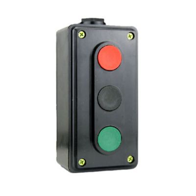 WARTHY Industrial Control Switch LA4-3H Three Position Control Button Switch Box Start Stop Button
