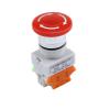 WARTHY LAY7 Self Reset Double Head Button Switch red Green with Light LA37 Flat Head Switch 22mm (Color : La37 Blue No Nc) view 3