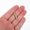 Alasum Metal Cribbage Pegs 100Pcs Cribbage Board Pegs Cribbage Accessories for Family and Friend Cribbage Traditional Board Game Golden, 2.59X0.46X0.46CM view 2