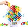 64 Pcs Stacking Tower Game with 22 Cards, Giant Tumble Balance Game for Kids, Family Games for Kids and Adults, Easter Gifts for Teen Boys & Girls, Party Board Game for Kids 6-12 & Adults view 1