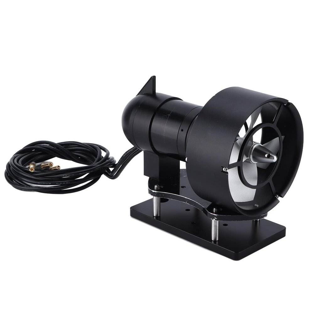 XHTLLO Underwater Thruster, 1225.2V RC Boat Underwater Thruster, Waterproof Underwater Propeller, Compact Structure RC Thruster, for Fishing Boats Manned Unmanned Ship(CW)