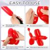 100 Pcs 260 Long Balloons,Red Thickening Latex Long Balloons for Animal Model,Long Twisting Balloons for Halloween Animal Shape Model Weddings Birthdays Party Decorations(Red) view 4