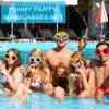 Sonarun 42 Pairs of Hawaii Luau Party Sunglasses Fun Hawaiian Sunglasses Tropical Masquerade Photo Props for Holiday Gifts Summer Hawaii Luau Beach Pool Party view 3