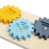 Bigjigs Toys Arctic Animal Cog Puzzles Board - 10 Piece Wooden Shape Matching Game, Sustainable Wood Pieces with Silicone Shapes, Baby Toddler Montessori Toys, Gifts for 1 2 3 Year Old view 4