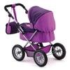 Bayer: Trendy Pram - Two-Tone Purple & Fairy - Accessory for Dolls Up to 18", Shoulder Bag, Adjustable Handle, Foldable, Kids Toy Ages 3+ view 2