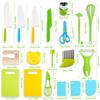 46Pcs Kids Knife Set for Real Cooking: Montessori Kitchen Tools for Toddlers, Kitchen Toy for 3 4 5 6 7 8 9 10 Year Old Boys Girls Birthday Gifts view 3