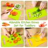 46Pcs Kids Knife Set for Real Cooking: Montessori Kitchen Tools for Toddlers, Kitchen Toy for 3 4 5 6 7 8 9 10 Year Old Boys Girls Birthday Gifts view 4