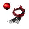 Zerodeko 10pcs Pre-Wired Round Led Bulb Light Power Consumption Easy to Install for DIY Projects and Decorations view 1