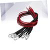 Zerodeko 10pcs Pre-Wired Round Led Bulb Light Power Consumption Easy to Install for DIY Projects and Decorations view 3