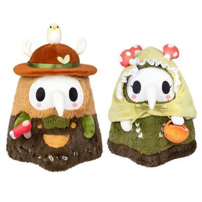 Squishable - Mini Woodland Plague Doctor & Nurse Set - The Mysterious Doctor Plague Collection - 11 in - Soft Toy Collectible Stuffed Animal