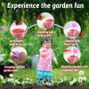 JOI MEW Kids Pink Gardening Tools Set, Garden Toys w/Metal Rake, Shovel, Trowel, Watering Can, Gloves, Tote Bag, Plant pots, DIY Bookmark Kits, Spring Summer Toy Outdoor Gift for Toddler Boy Girl view 2
