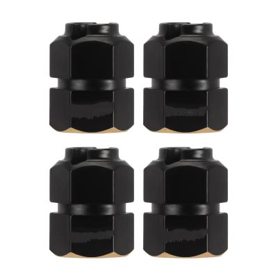 ALBARAY Upgrade Parts Compatible with TRX4M Thickness 9mm Brass Wheel Hex with Nuts for 1/18 RC Crawler Upgrade (4M-60) (Color : 1)