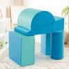 Costzon 5 Pieces Climbing Toys for Toddlers, Soft Foam Block Play Structures Infants Climbers for Child Development, Waterproof Kids Climbing Toys Indoor for Preschool Baby view 2